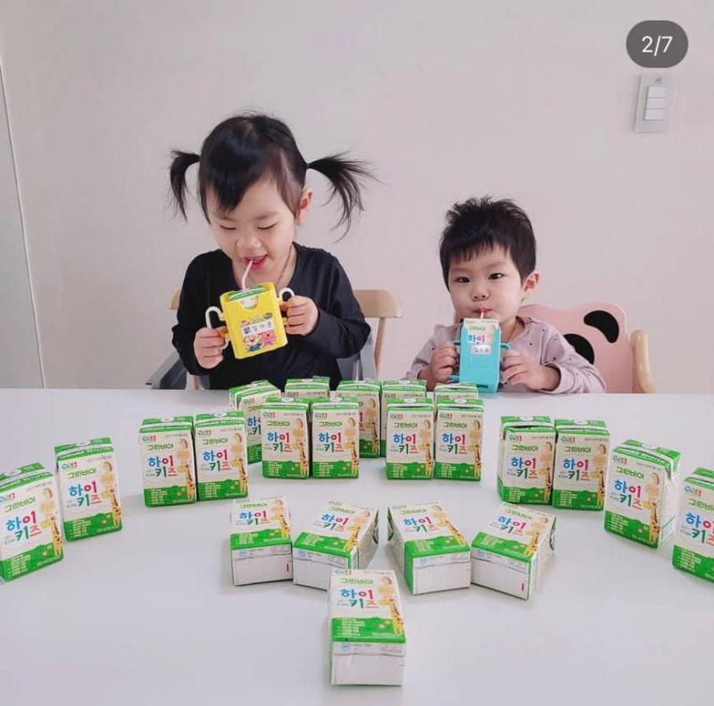 Sữa pha sẵn Greenbia Kids More