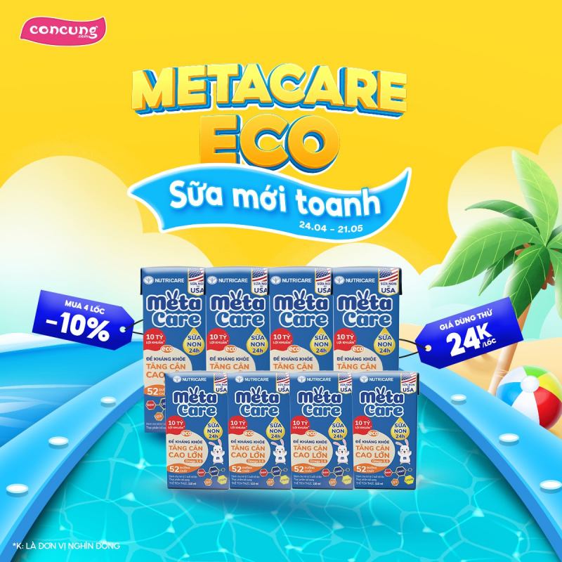 Sữa pha sẵn Metacare