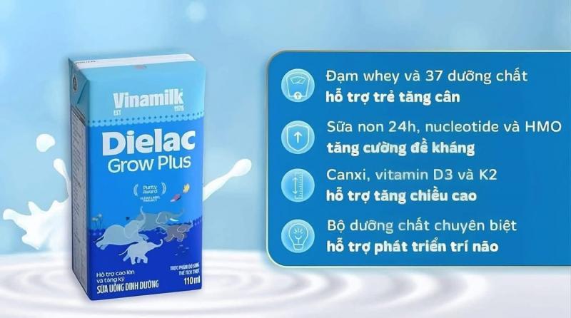 Sữa pha sẵn Vinamilk Dielac Grow Plus