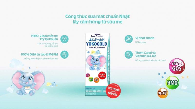 Sữa pha sẵn Vinamilk Yoko Gold