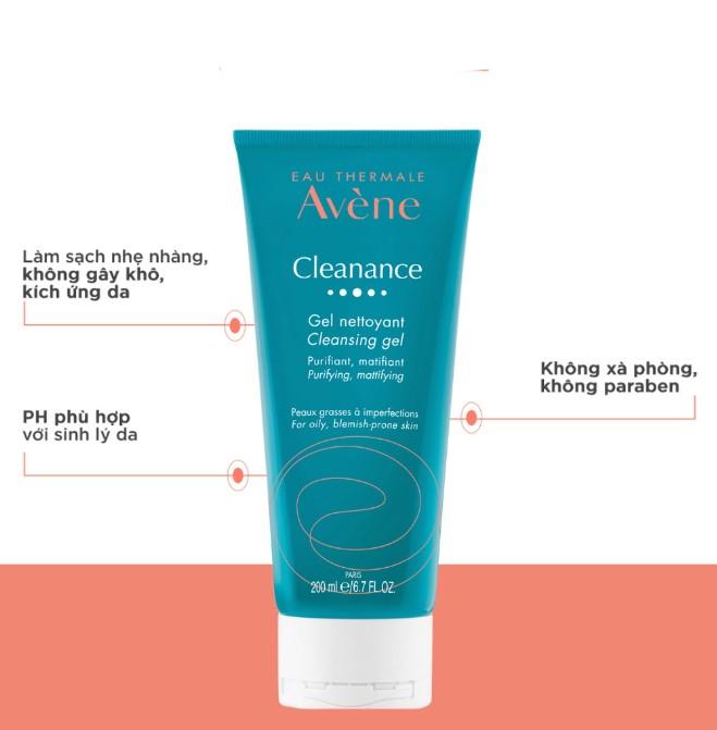 Sữa rửa mặt Avène Cleansing Gel