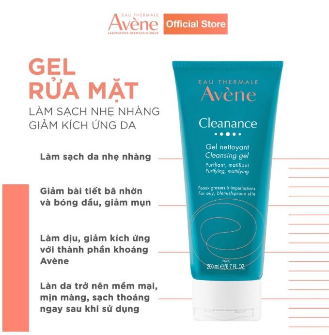 Sữa rửa mặt Avène Cleansing Gel