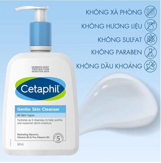 Sữa rửa mặt Cetaphil Gentle Skin Cleanser