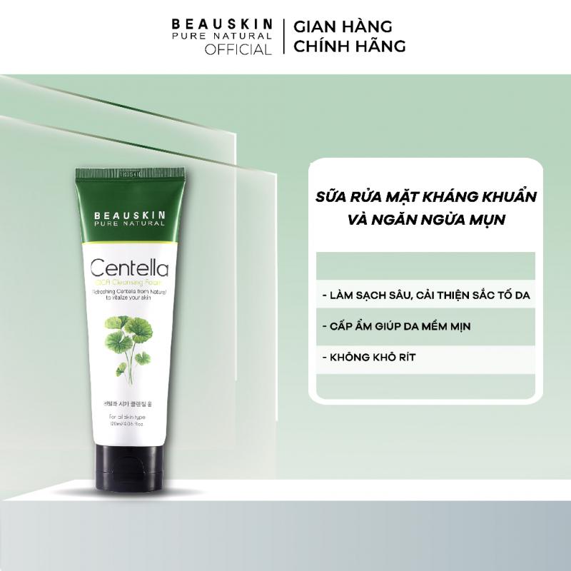 Sữa rửa mặt chiết xuất rau má Beauskin Centella Cica Cleasing Foam