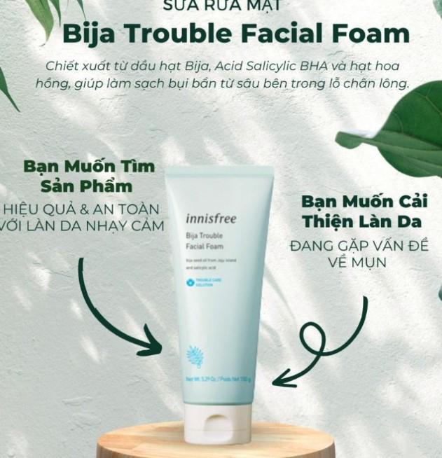 Innisfree Bija Trouble Facial Foam