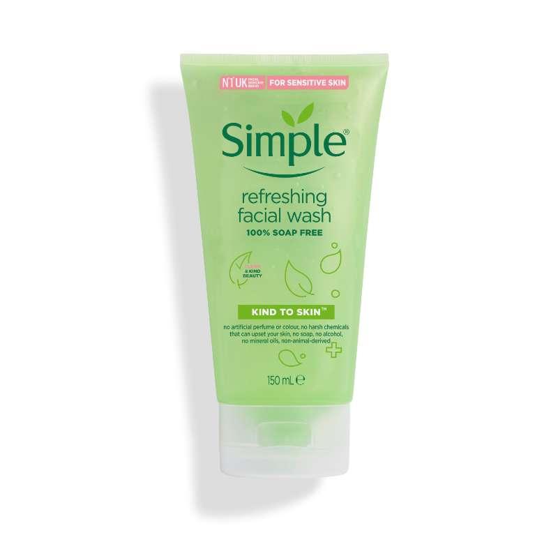 Sữa Rửa Mặt Dịu Nhẹ Simple Kind To Skin Refreshing Facial Wash