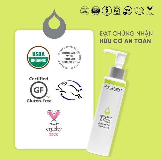 Sữa rửa mặt Juice Beauty Green Apple Brightening Gel