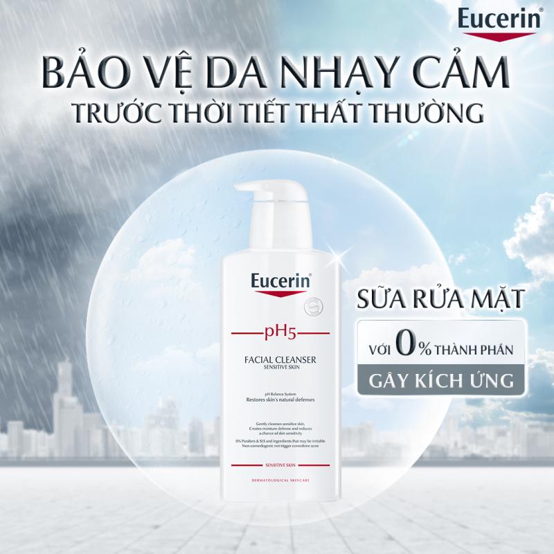 Sữa rửa mặt không gây kích ứng cho da nhạy cảm Eucerin pH5 Facial Cleanser