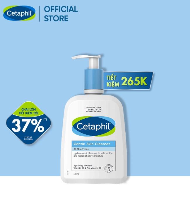 Sữa rửa mặt làm sạch dịu nhẹ không xà phòng Cetaphil Gentle Skin Cleanser