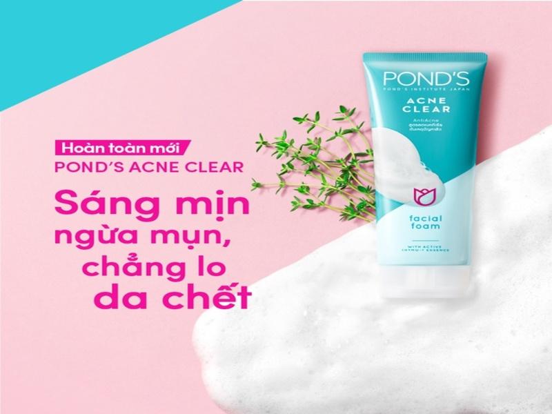 Sữa rửa mặt làm sáng da Pond's Pure Bright/ Bright Beauy/ Acne Clear