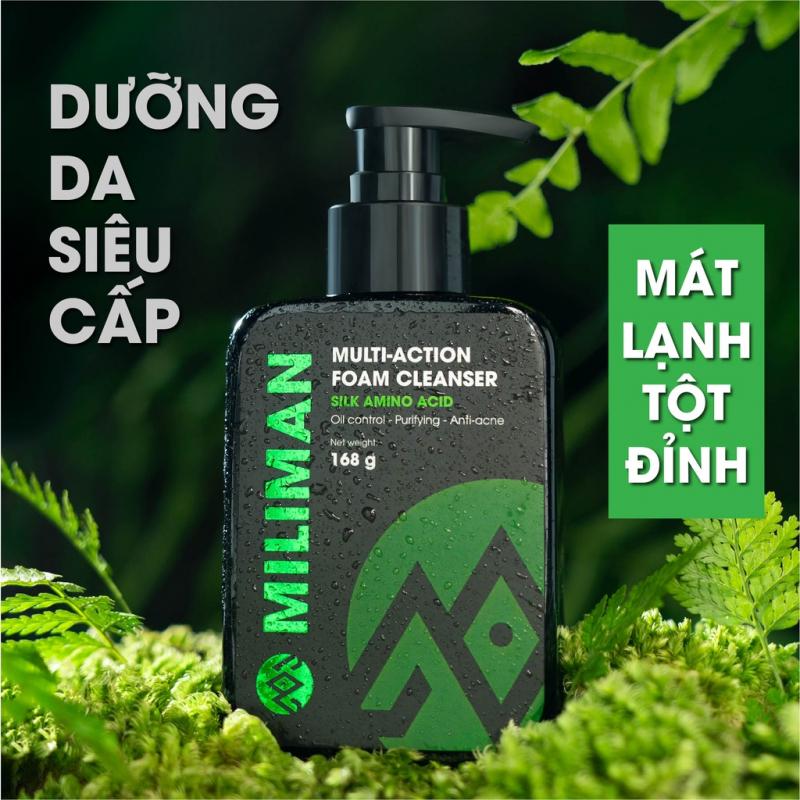 Sữa rửa mặt nam MILIMAN Multi – Action Foam Cleanser