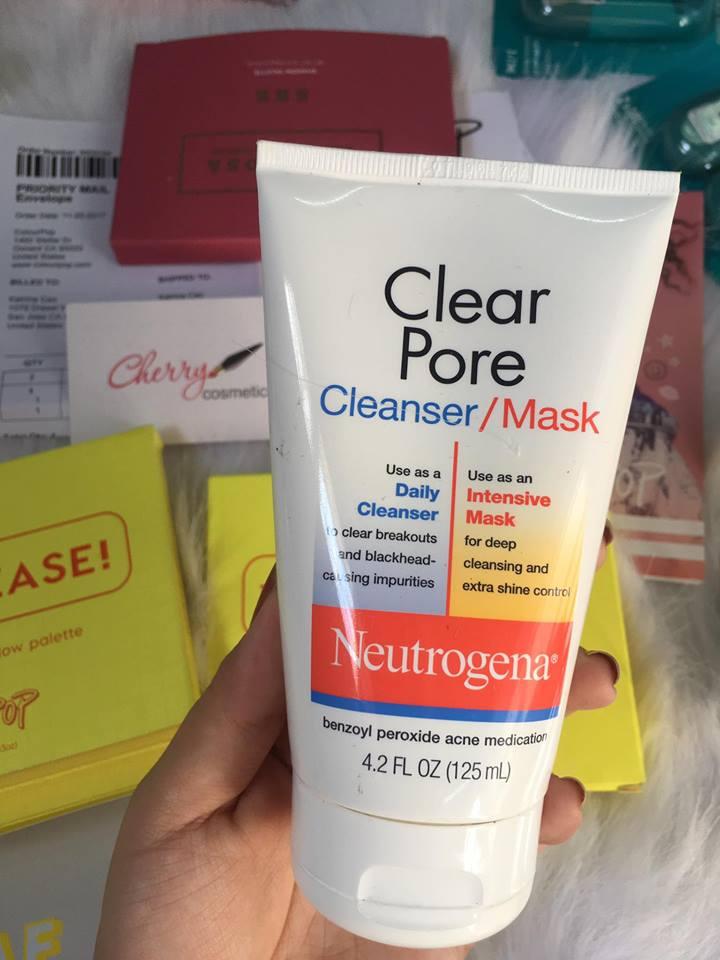 ﻿  Lưu ý rằng sản phẩm sữa rửa mặt Neutrogena Clear Pore Cleanser/Mask không thích hợp với những cô nàng có làn da khô nhé. ﻿