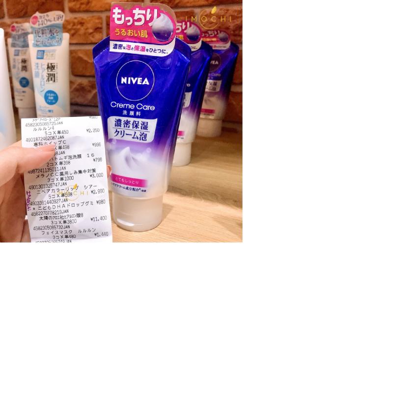 Sữa rửa mặt cấp ẩm Nivea Creme Care Nhật Bản