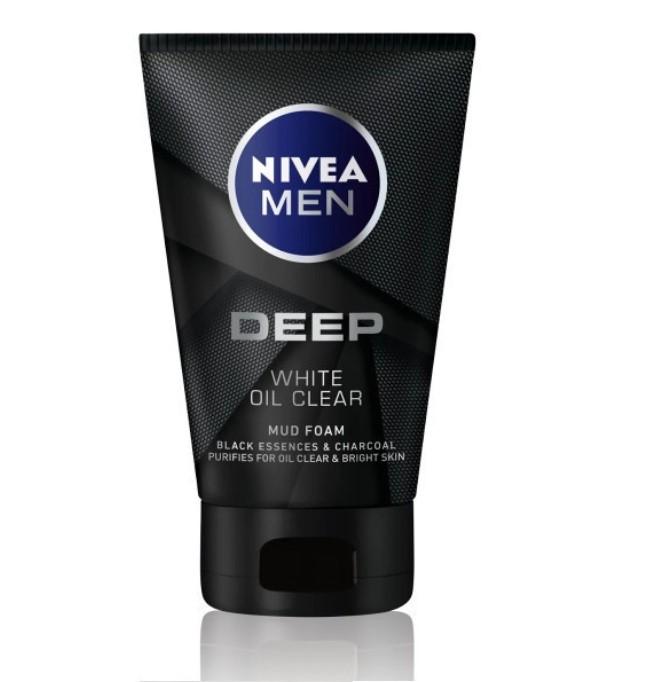 Sữa rửa mặt Nivea Men Deep White Oil Clear