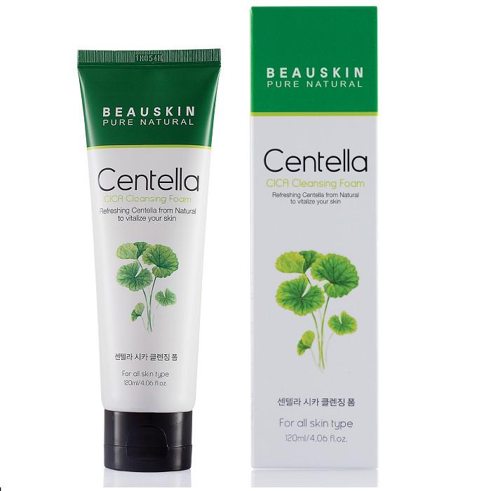 Sữa rửa mặt rau má Beauskin Centella Cica Cleasing Foam Hàn Quốc