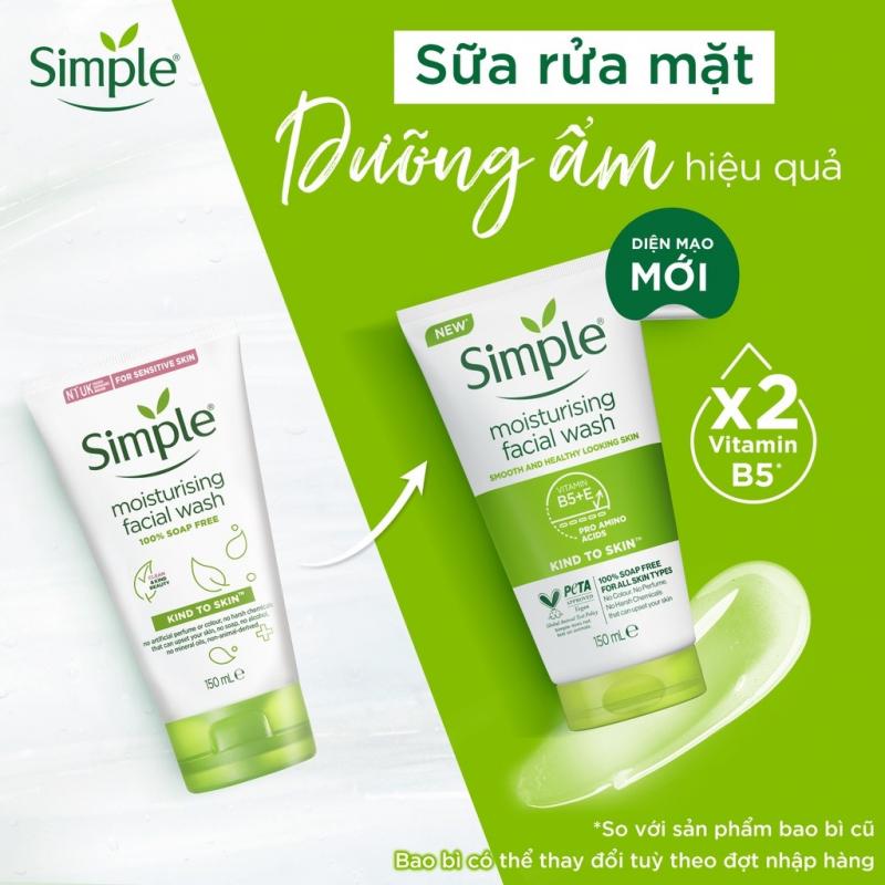 Sữa rửa mặt Simple