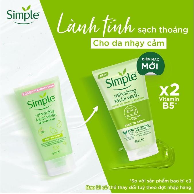 Sữa rửa mặt Simple