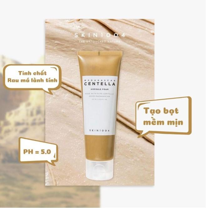 Sữa rửa mặt Skin1004 Madagascar Centella Ampoule Foam