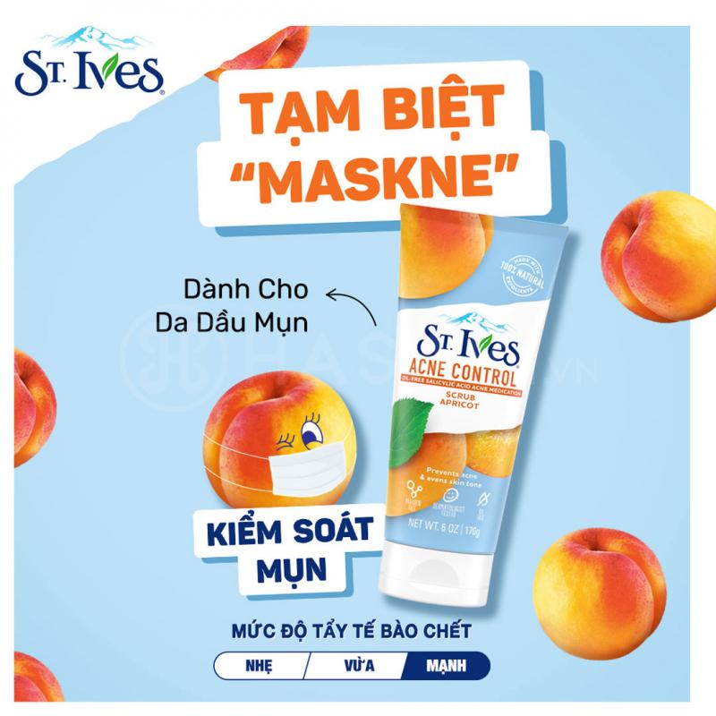 Sữa Rửa Mặt St. Ives Tươi Mát Hương Mơ