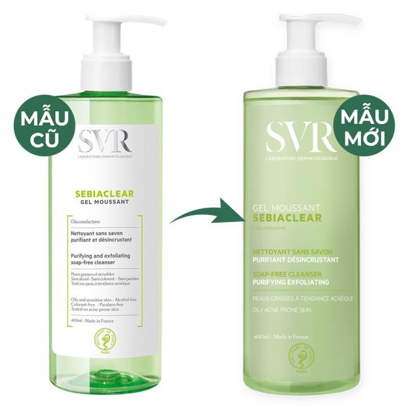 Sữa rửa mặt SVR Sebiaclear Gel Moussant