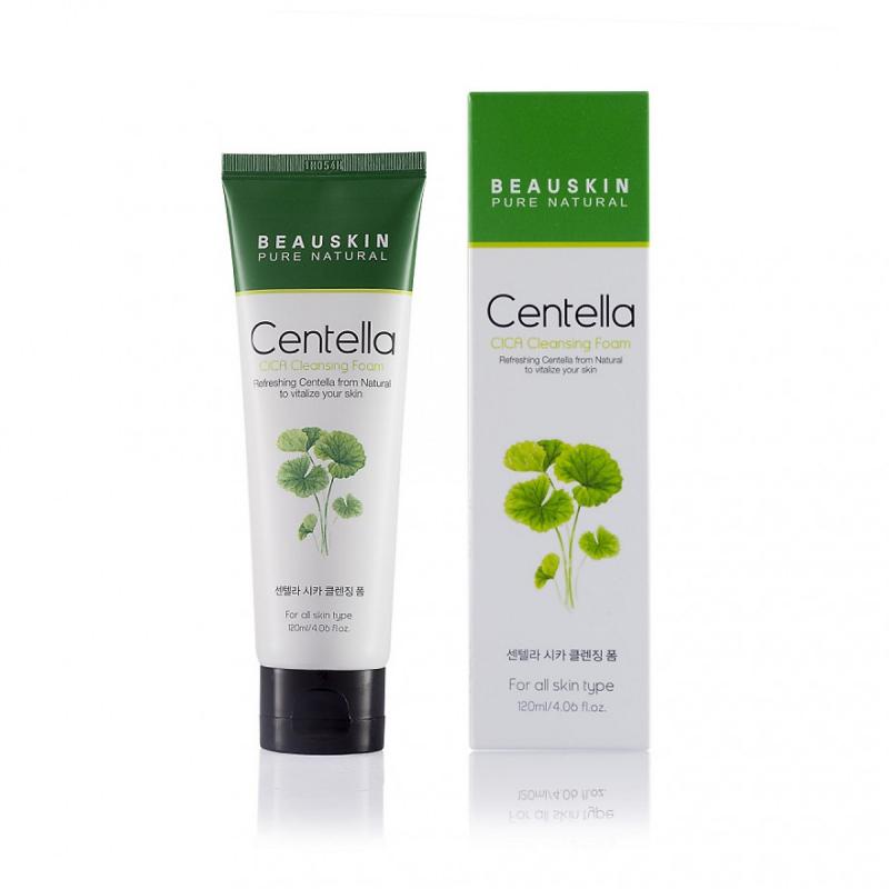 Sữa rửa mặt tạo bọt BEAUSKIN Centella Cica Cleasing Foam