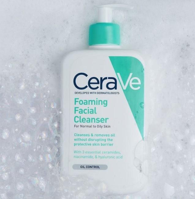 Sữa rửa mặt tạo bọt Cerave Foaming Facial Cleanser