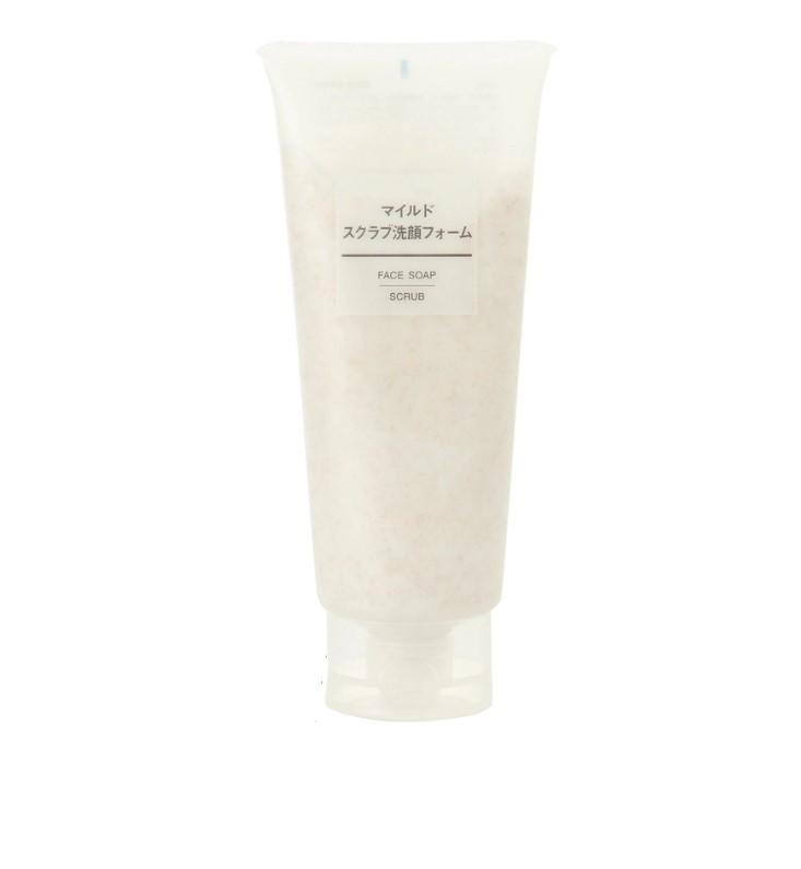 Sữa rửa mặt tẩy tế bảo chết Muji Face Soap Scrub