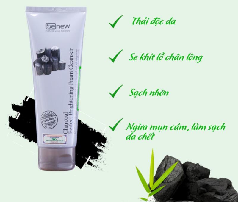 Sữa rửa mặt thải độc than hoạt tính Benew Charcoal Brightening