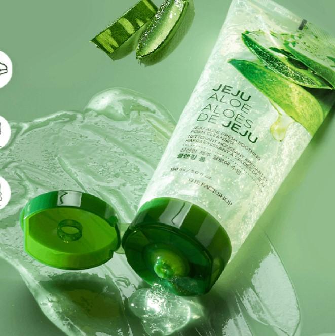 Sữa rửa mặt The Face Shop Jeju Aloe Fresh