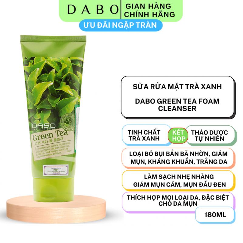 Sữa rửa mặt tinh chất Trà xanh DABO Green Tea Foam Cleanser