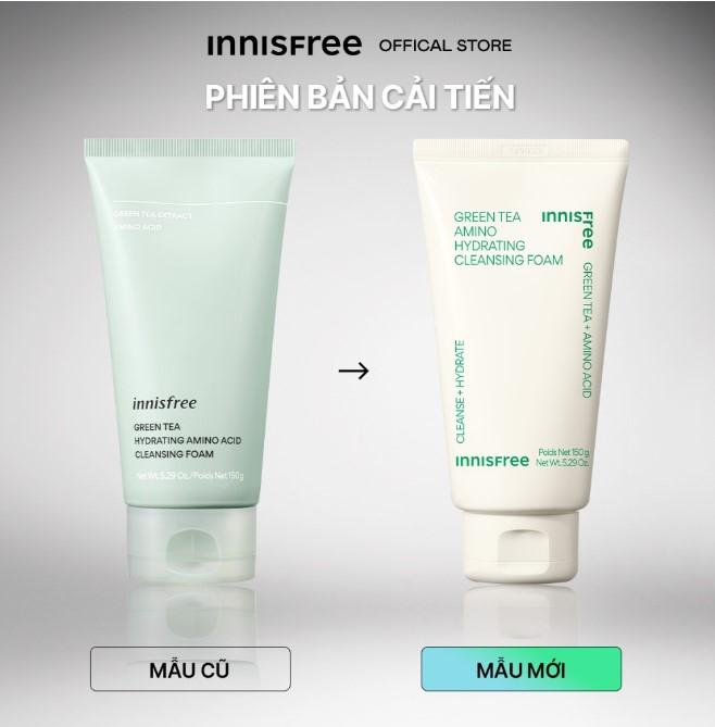 Sữa rửa mặt trà xanh Innisfree Green Tea Amino Cleansing Foam