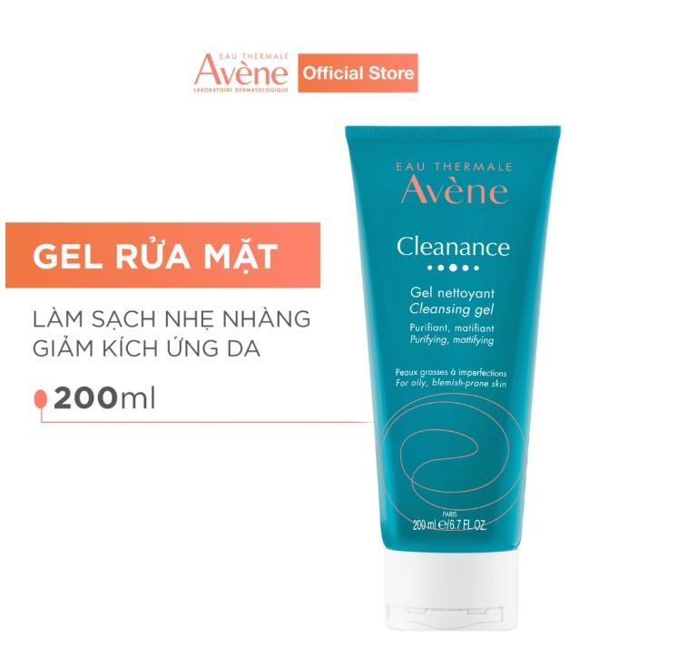 Sữa rửa mặt trị mụn Avène Cleanance Cleanser Gel