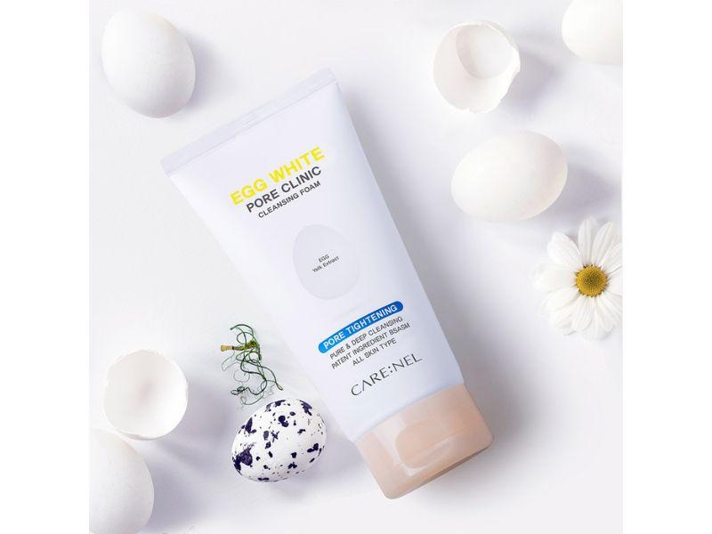 Sữa rửa mặt trứng Care:Nel Egg White Pore Clinic Cleansing Foam