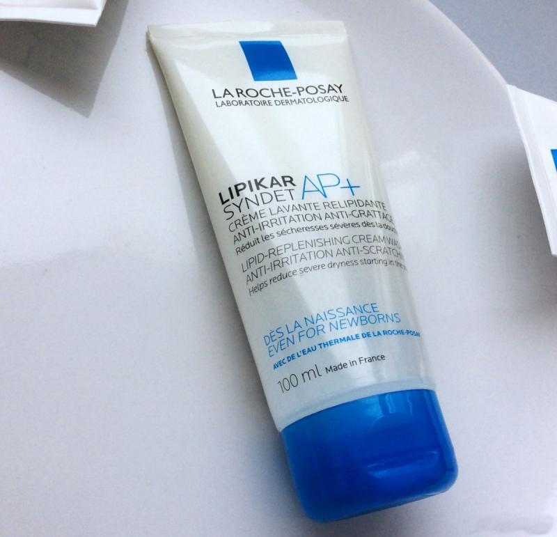 Sữa rửa mặt và tắm cho da khô, nhạy cảm, mẫn ngứa La Roche-Posay Lipikar Syndet AP+ Lipid-Replenishing Cream Wash