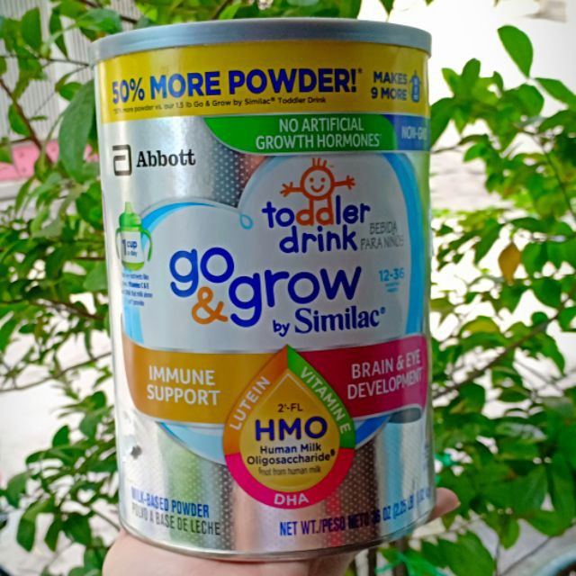 Sữa bột cho bé 12-36 tháng tuổi Similac Go&Grow Toddler Drink with 2’-FL HMO Non-GMO 1.13kg