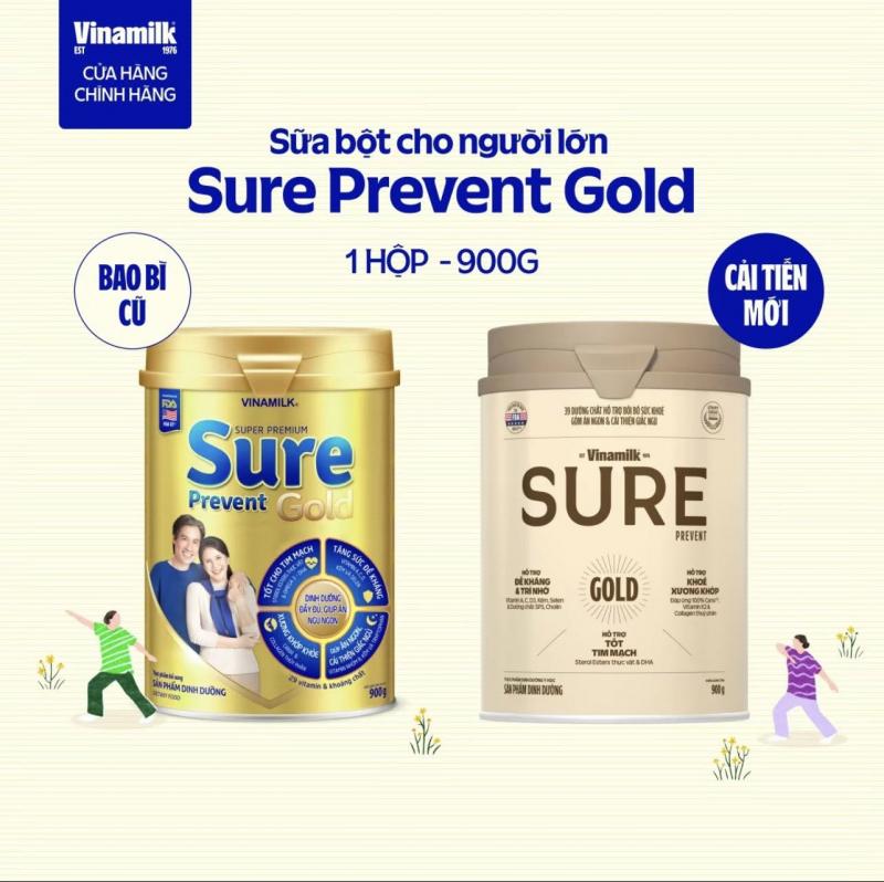 Sữa Sure Prevent của Vinamilk