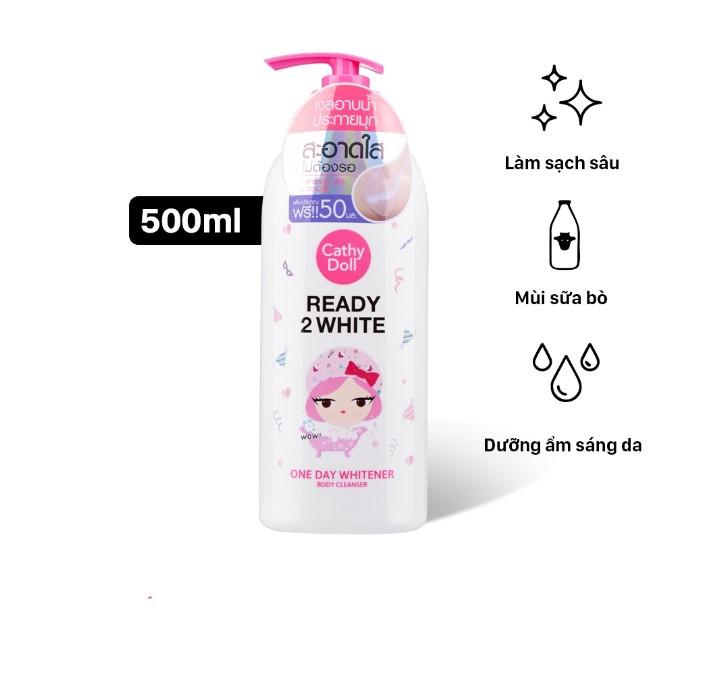 Sữa tắm Cathy Doll Ready 2 White One Day Whitener Body Cleanser