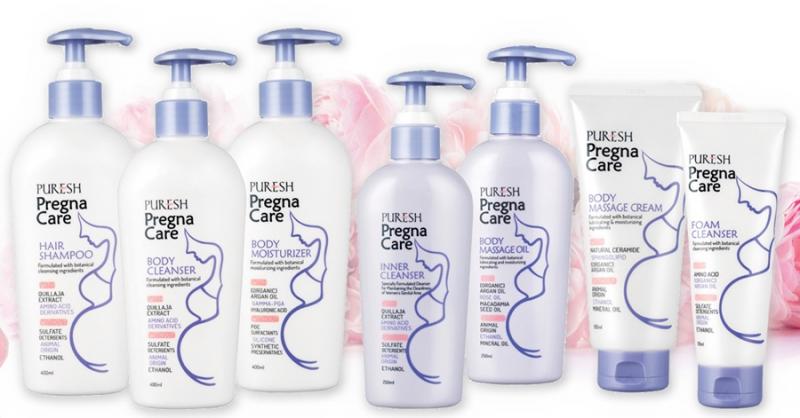 Puresh Pregna Care Body Cleanser - Sữa tắm toàn thân cho phụ nữ mang thai