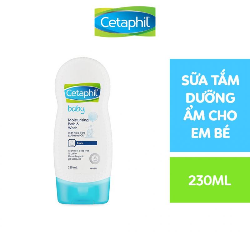 Sữa tắm dưỡng ẩm dành cho bé Cetaphil Baby Moisturizing Wash&Bath 230ml