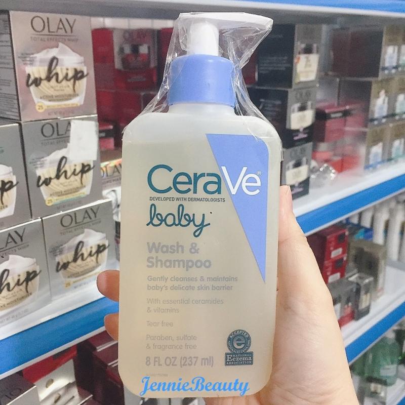 Sữa tắm gội dịu nhẹ cho bé CeraVe Baby Wash and Shampoo