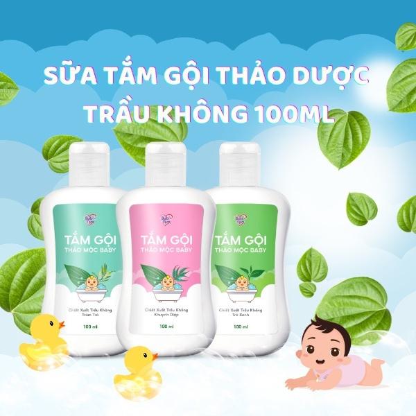 Sữa tắm gội cho bé chiết xuất thảo mộc trầu không BuB&MuM