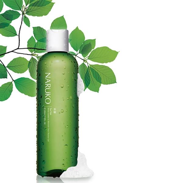 Sữa tắm Naruko Tea Tree Shine Control and Blemish Clear Shower Gel