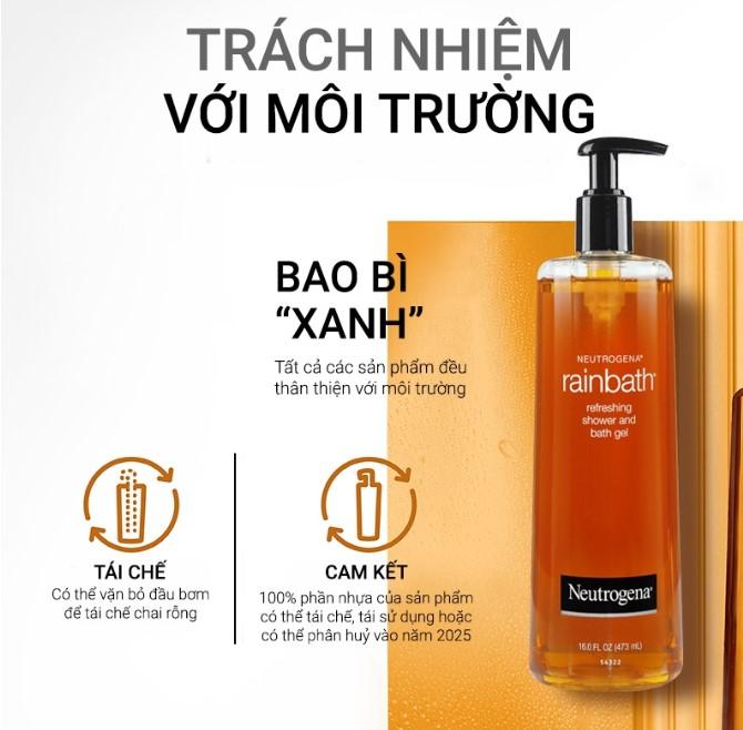 Sữa tắm Neutrogena Rainbath Original Refreshing Shower And Bath Gel