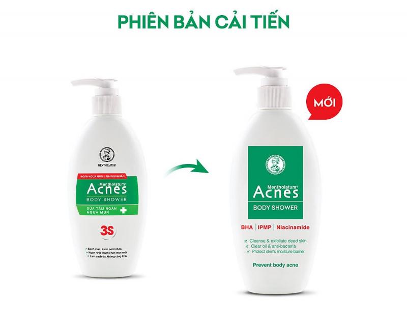 Sữa tắm ngăn ngừa mụn Acnes Body Shower