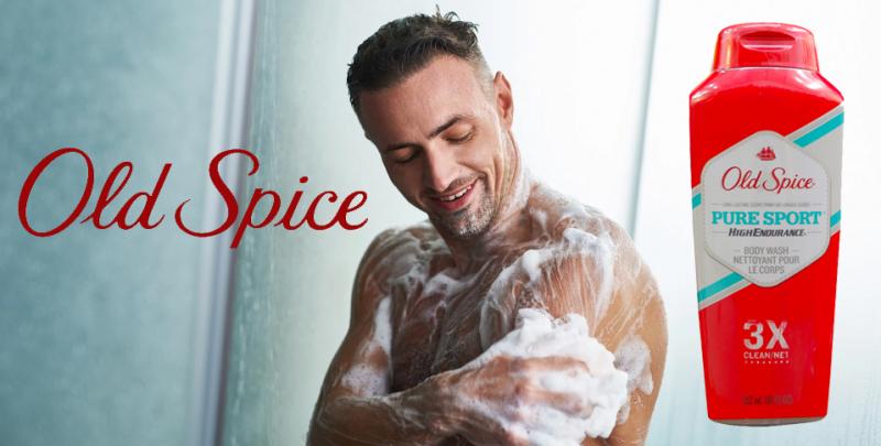 Sữa tắm Old Spice Pure Sport 3X Clean Net giúp làm sạch cơ thể, tăng cường độ ẩm cho da