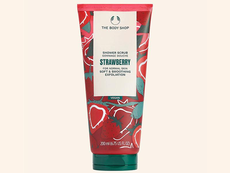 Sữa tắm tẩy da chết The Body Shop Strawberry Body Polish