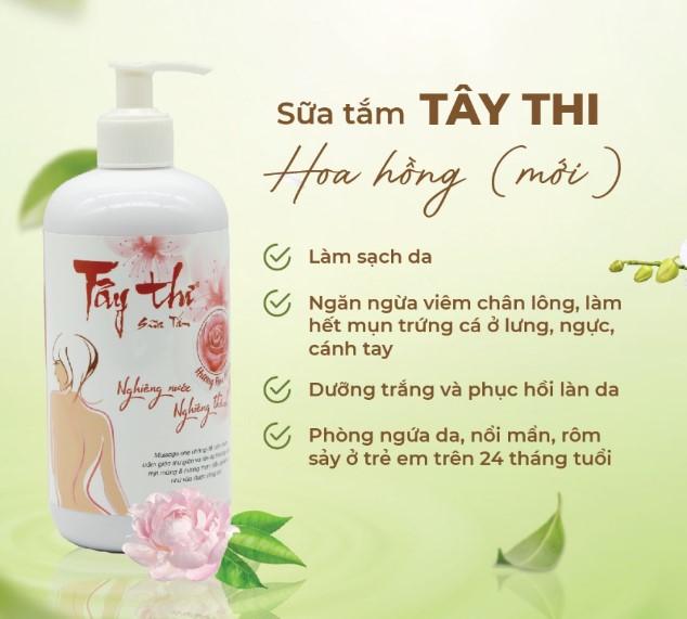 Sữa tắm Tây Thi - Sao Thái Dương