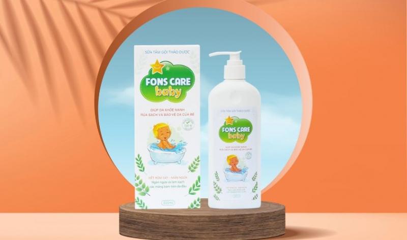 Sữa tắm thảo dược Fons Care Baby