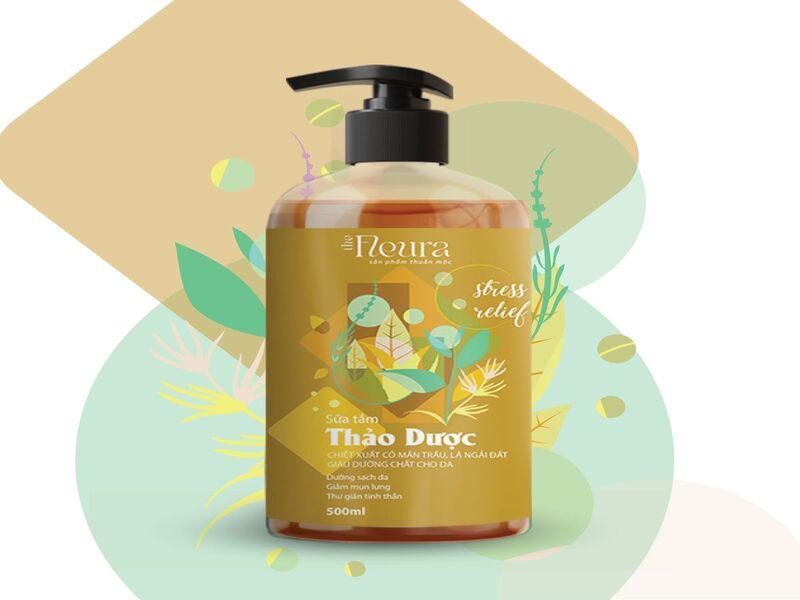 Sữa tắm thảo dược mụn lưng The Fleura