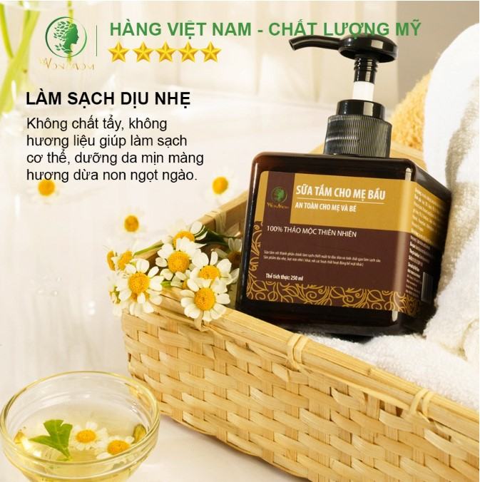 Sữa tắm thảo dược Wonmom